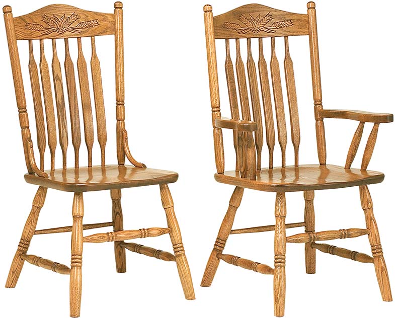 amish woodworking custom wood chair image