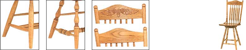 amish woodworking custom wood chair image