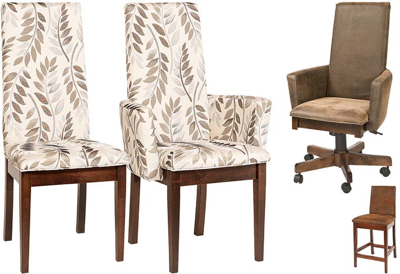 amish woodworking custom wood chair image