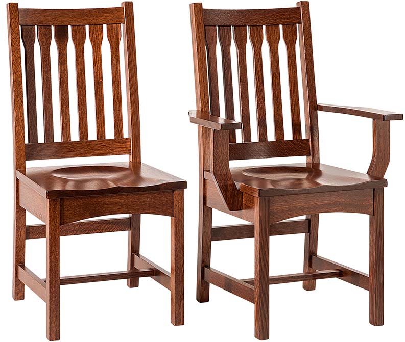 amish woodworking custom wood chair image