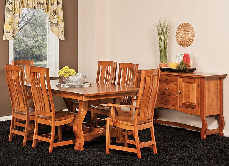 amish woodworking custom wood chair image