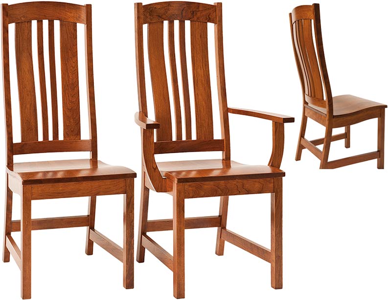 amish woodworking custom wood chair image