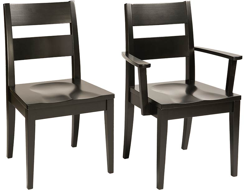amish woodworking custom wood chair image