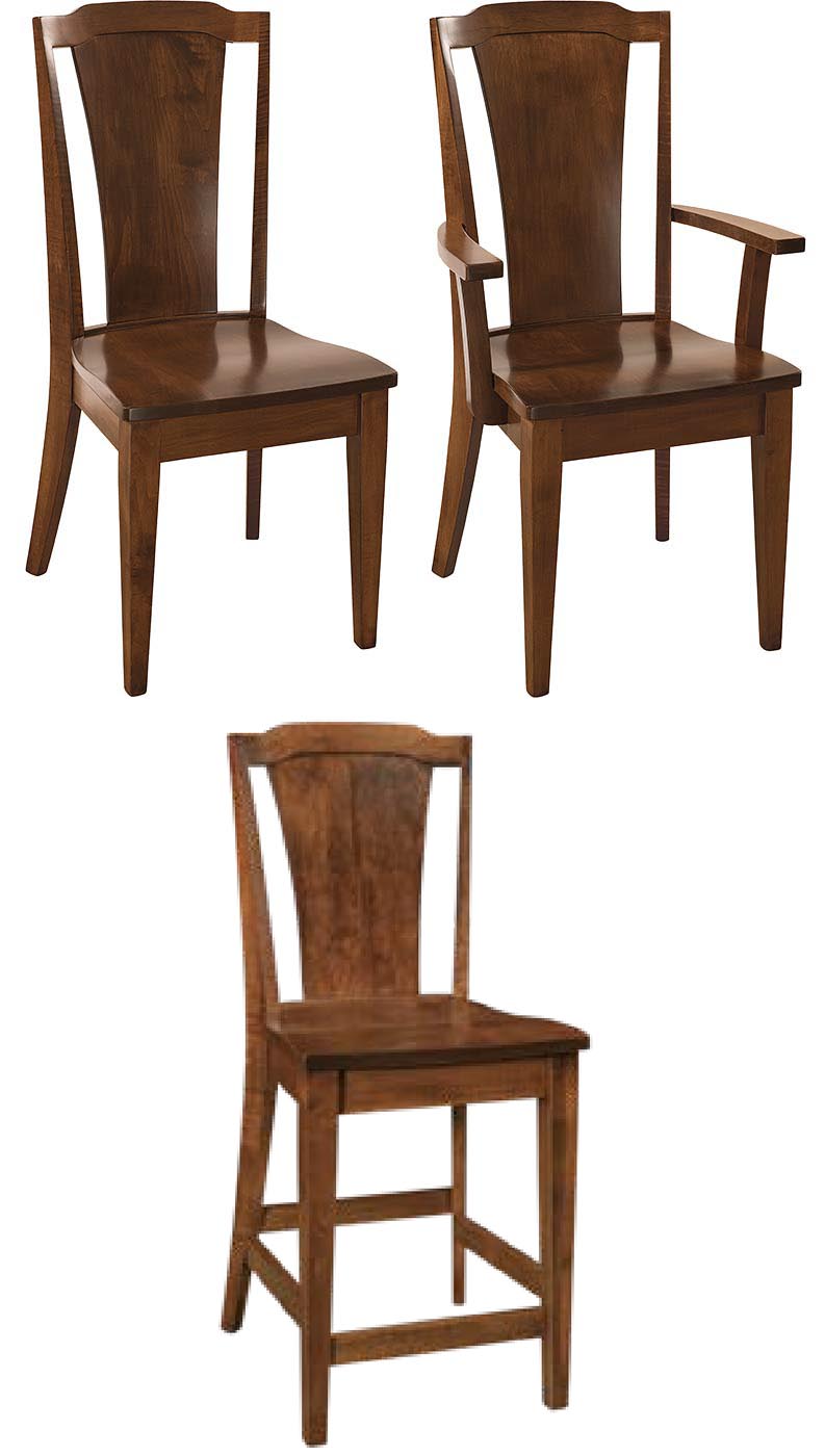 amish woodworking custom wood chair image