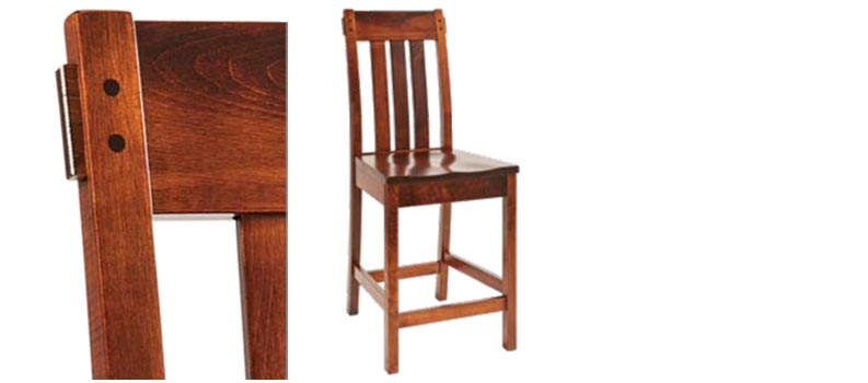 amish woodworking custom wood chair image