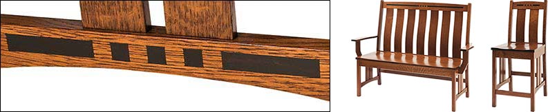 amish woodworking custom wood chair image