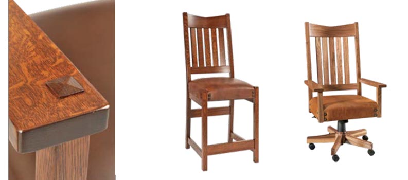amish woodworking custom wood chair image