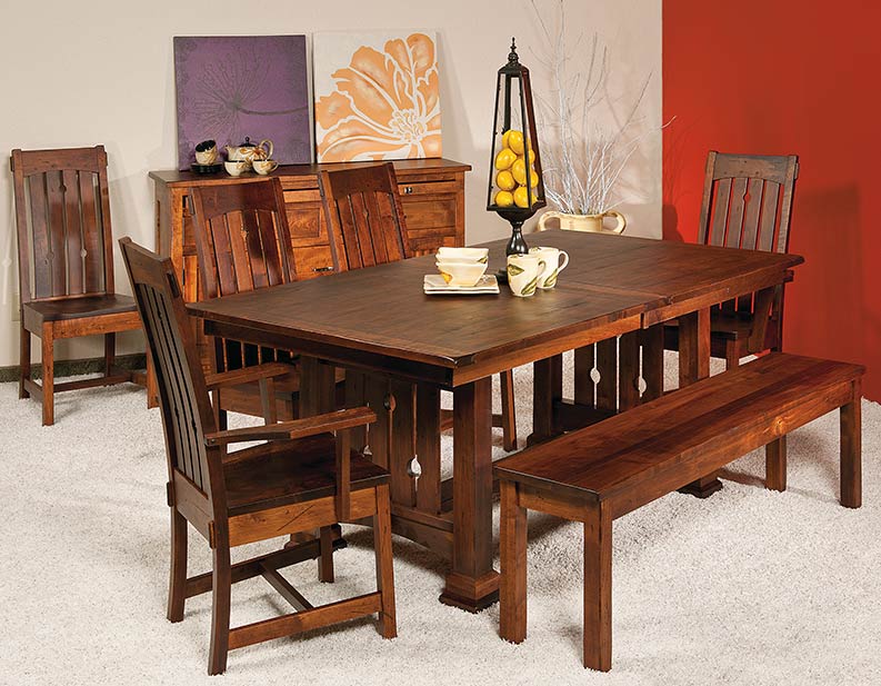 amish woodworking custom wood chair image