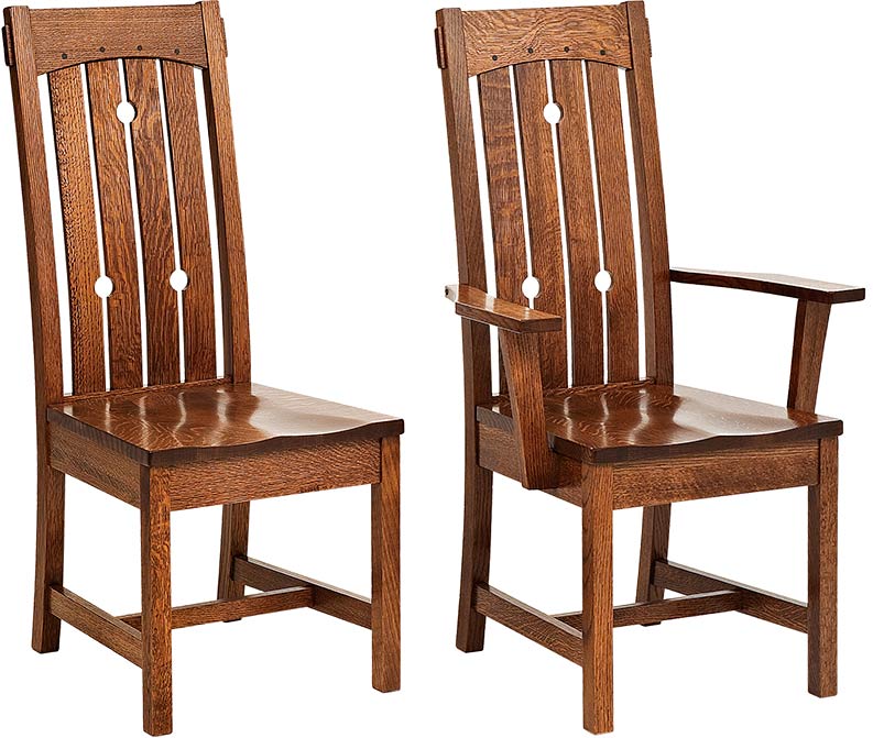 amish woodworking custom wood chair image