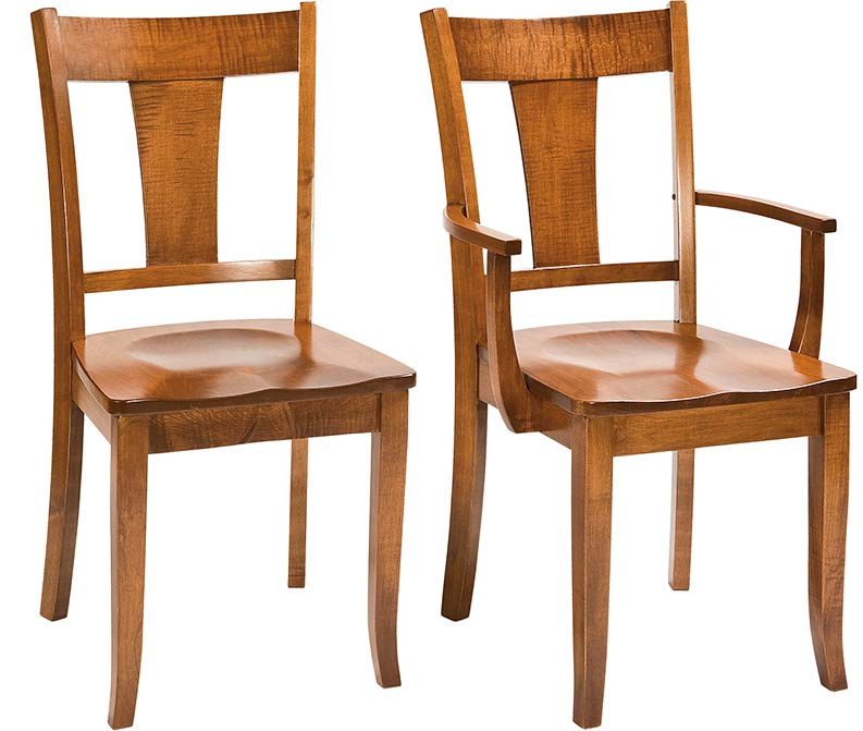 amish woodworking custom wood chair image