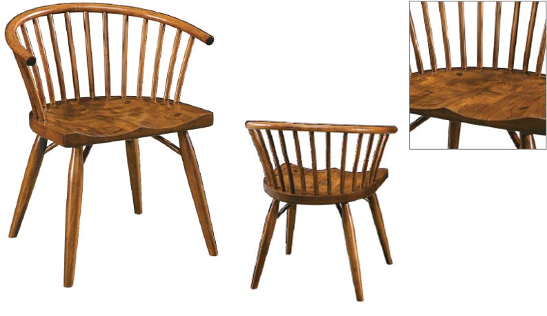 amish woodworking custom wood chair image