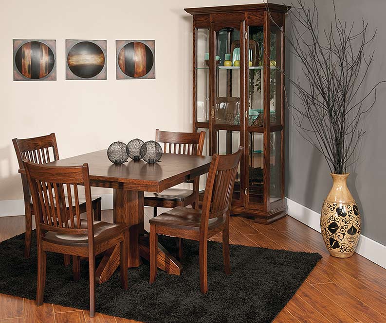 amish woodworking custom wood chair image