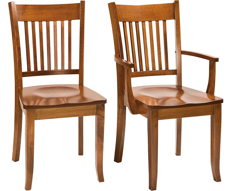 amish woodworking custom wood chair image