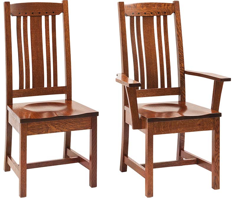 amish woodworking custom wood chair image