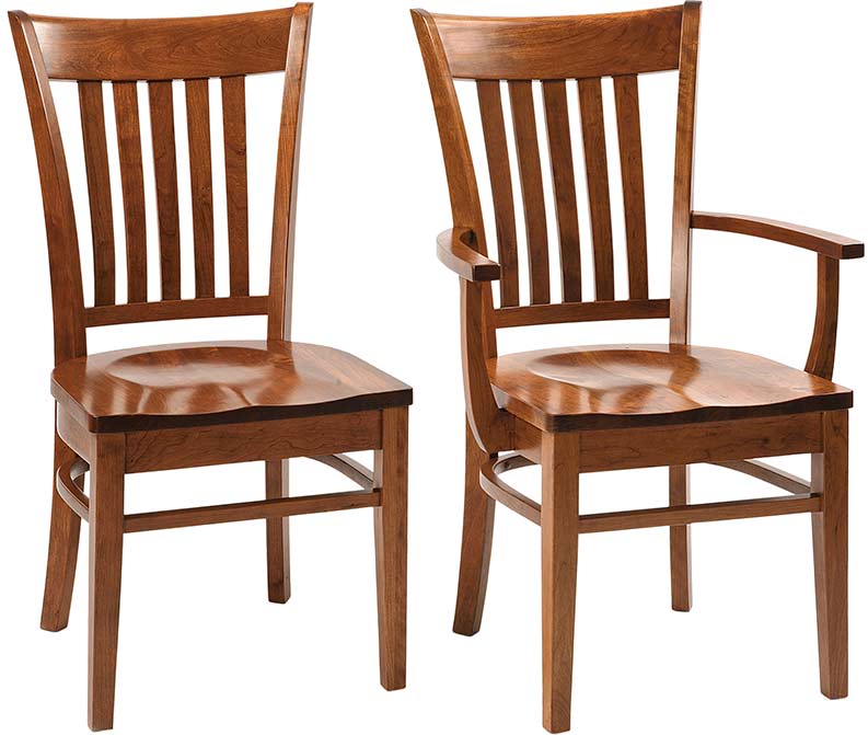 amish woodworking custom wood chair image