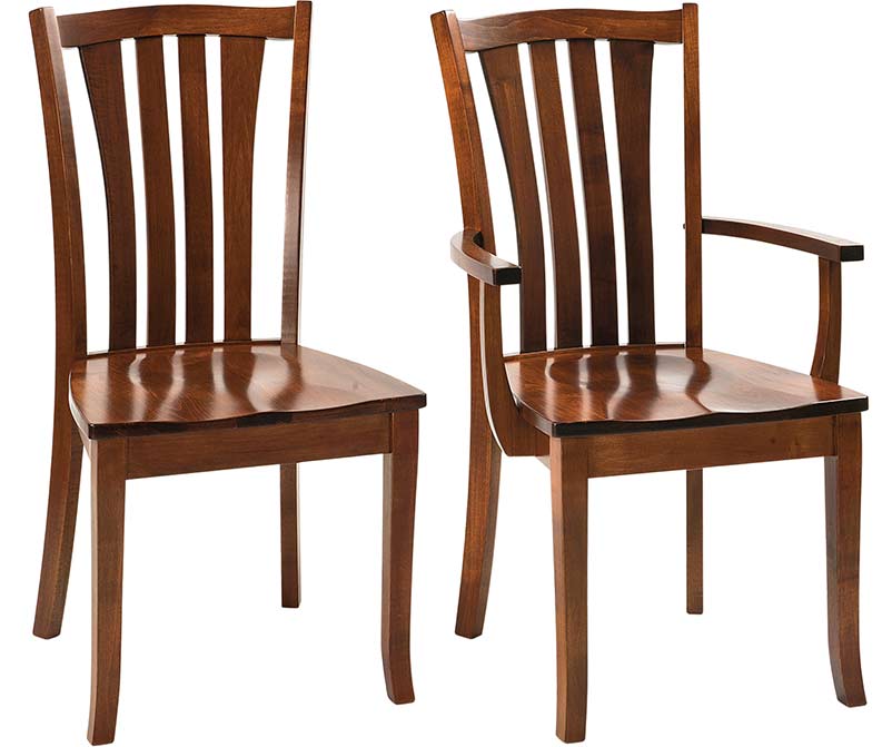 amish woodworking custom wood chair image