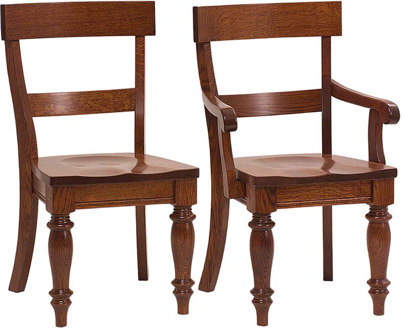 amish woodworking custom wood chair image