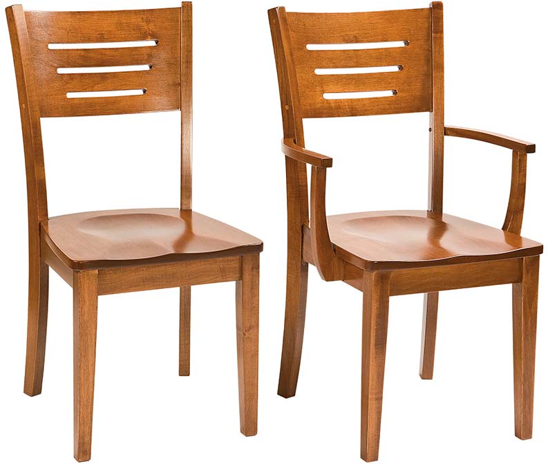 amish woodworking custom wood chair image