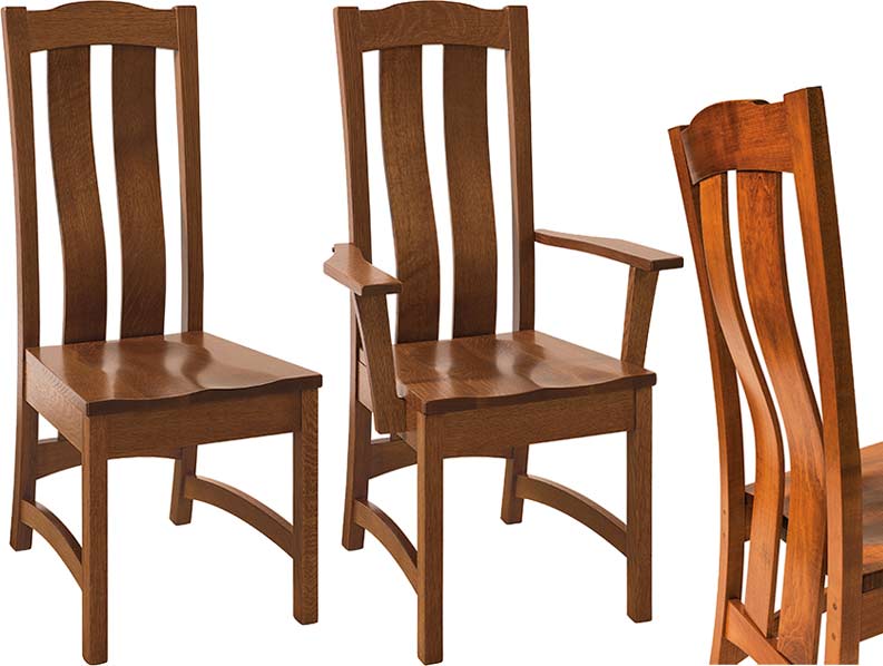 amish woodworking custom wood chair image