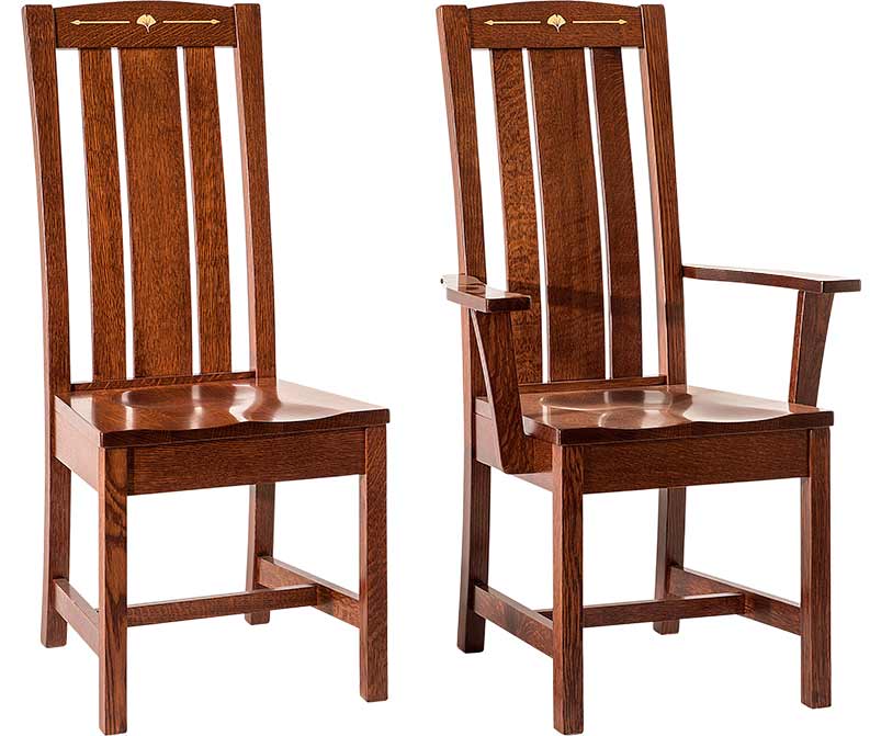 amish woodworking custom wood chair image