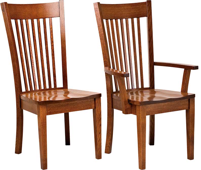 amish woodworking custom wood chair image