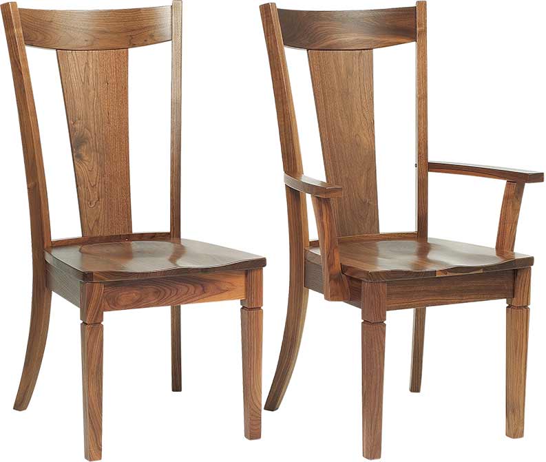 amish woodworking custom wood chair image