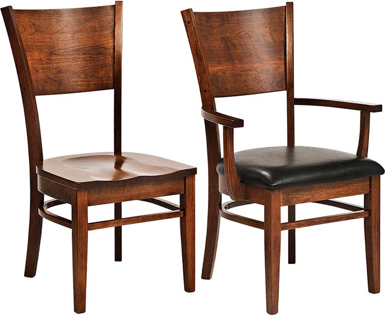 amish woodworking custom wood chair image