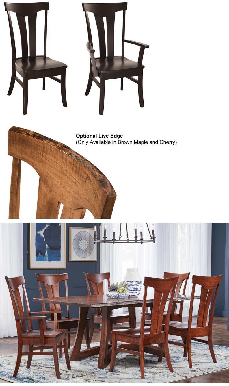 amish woodworking custom wood chair image