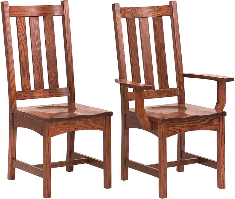amish woodworking custom wood chair image