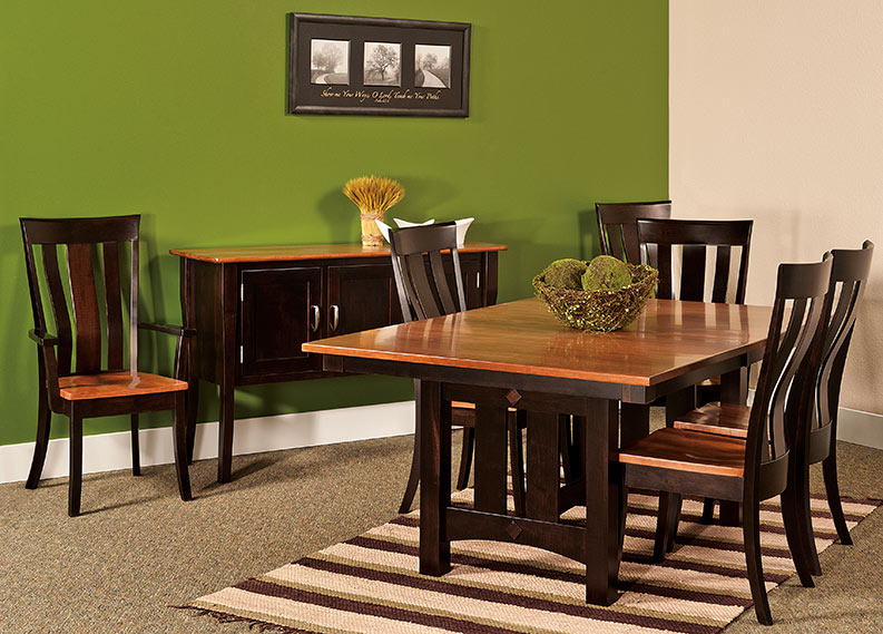 amish woodworking custom wood chair image