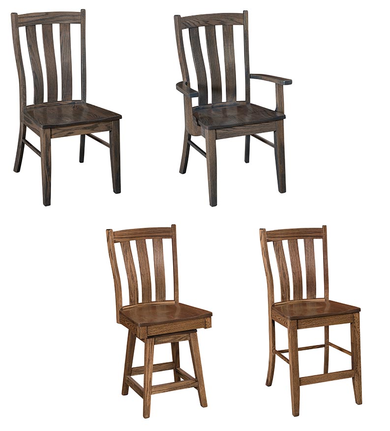 amish woodworking custom wood chair image