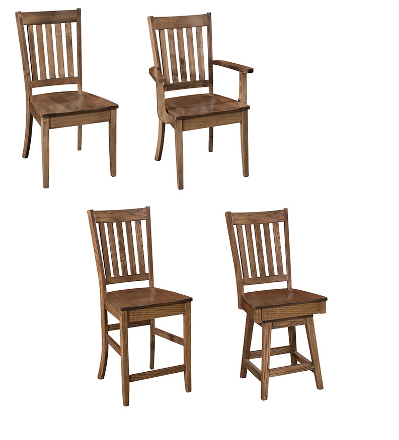 amish woodworking custom wood chair image